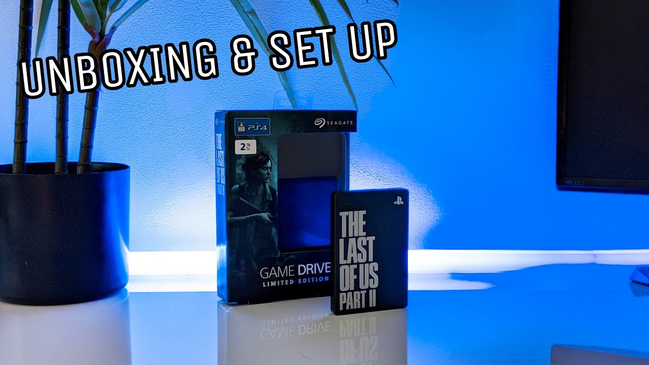 Test] [Tuto] Disque Dur Externe (Seagate Game Drive The Last of Us Part II)  pour PS4 