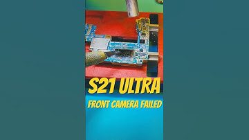 Samsung S21 Ultra Front Camera FIXED!No I2C line from the CPU? No problem! jump under CPU ALL DONE