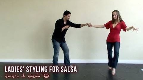 Sexy Salsa Dancing with Styling for Ladies