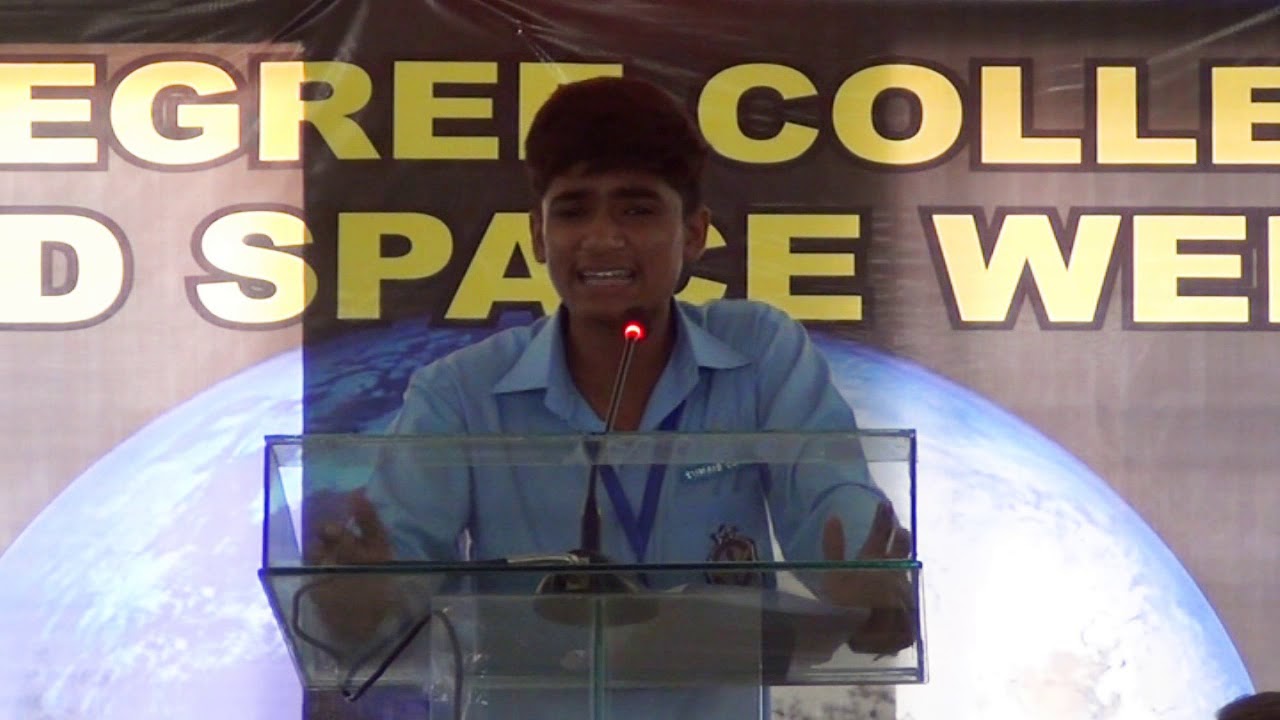 speech on space programme