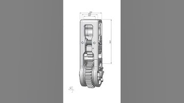 Ratchet & Pawl Mechanism🤔🤔| #solidworks | #autocad | #autocad | #shorts| #mechanical|#DreamScreenAI