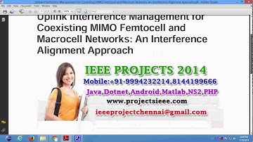 Uplink Interference Management for Coexisting MIMO Femtocell and Macrocell Networks An Interference