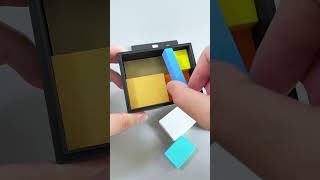Bagaimana cara memasukkan tiga bagian ke dalam kotak?#teka-teki #IQ #tesiq