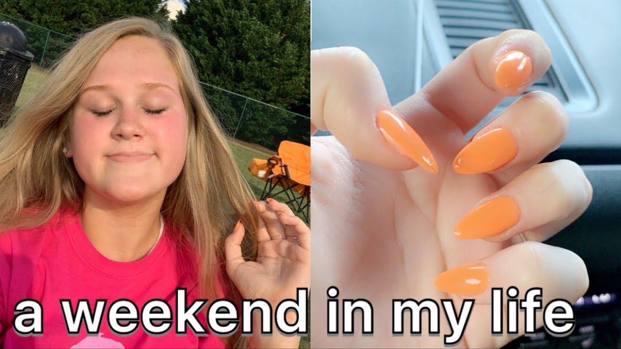 a weekend in my life - shopping, nails & eyelashes