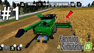 Harvesting With JOHN DEERE & Make Ultimate Profit | Fs 26 Ultra Realistic Android Gameplay #fs26