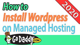 how to build a wordpress website using godaddy managed hosting in 2020