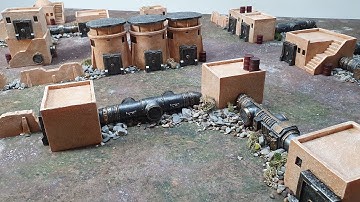 How to set up a table with Urbanmatz.com, Warhammer 40k
