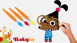 Comment Dessiner Mona 🎨🖌️​ | Coloriage Et Dessin Pour Les Enfants @Babytvfr