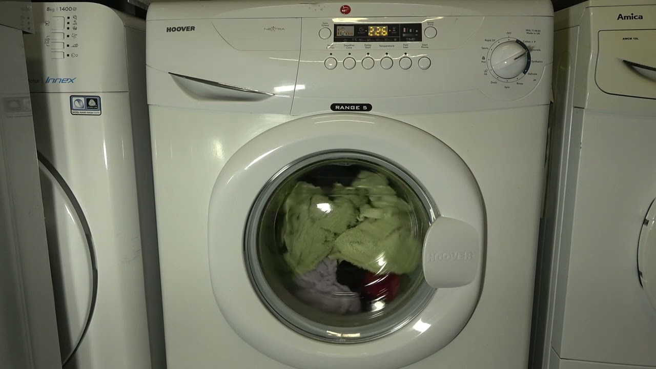 Cotton 60'c (Heavy Soil) Standard Eco 🌱 / Hoover Nextra Range 5 HNL71463D