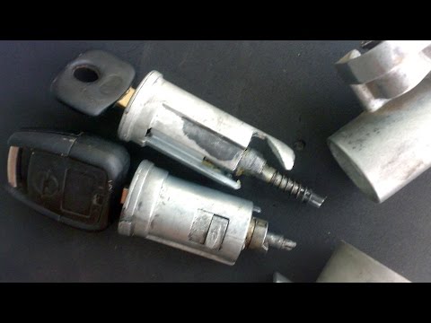 Ремонт и сборка замка зажигания. Восстановление личинки. Opel Vectra B.