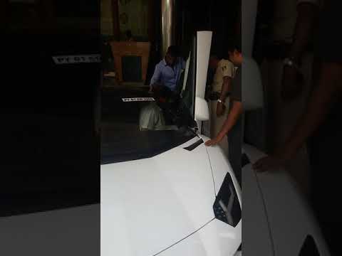 darshan-new-car-lamborghini-drive-in-mysore