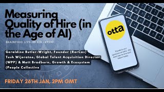 Brainfood Live On Air   Ep242   Measuring Quality of Hire in the Age of AI