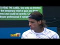 Medibank International Sydney: Lopez vs Del Potro Highlights