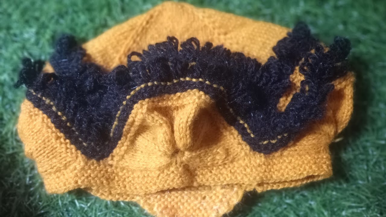 Baby cap bnane ka aasan tarika easy and beautyful |woollen, cap
