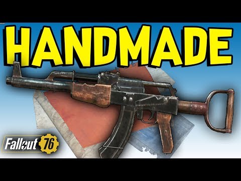 Fallout 76 - RARE HANDMADE WEAPON GUIDE! Spawn Location, Handmade Gun Plans, & Modifications