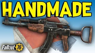 Fallout 76 - RARE HANDMADE WEAPON GUIDE! Spawn Location, Handmade Gun Plans, & Modifications