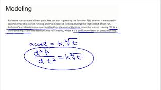 Topic 7 1 Modeling Situations with Differential Equations