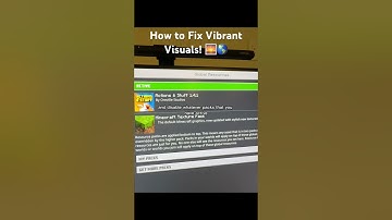 How to fix vibrant visuals not working in Minecraft PS5