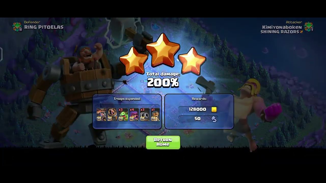 Stage 1 builder base walls maxed and attacks above 5400 trophies