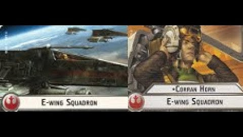 How-to use Squadron "E-wing" (and Unique) - Star Wars Armada Explained (SWAE)