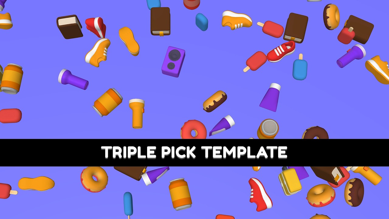 Triple Pick | Template + Editor, video preview 2