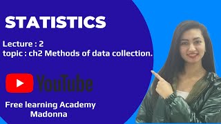 Ch 2 | Methods Of Data Collection