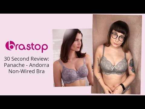 30 SECOND BRA REVIEW - Panache Andorra Non-Wired Bra - 28D to 40J Cups - 28G Lingerie Model