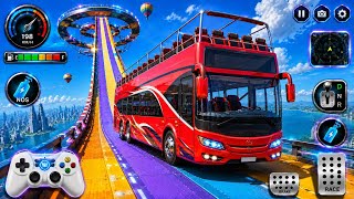 🚌 Impossible Bus Mega Ramp Stunts 🚍🔥 | Crazy Sky Ramp Bus Driving Simulator 2026 | Android Gameplay screenshot 5