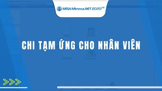 Chi tạm ứng cho nhân viên | MISA MIMOSA.NET