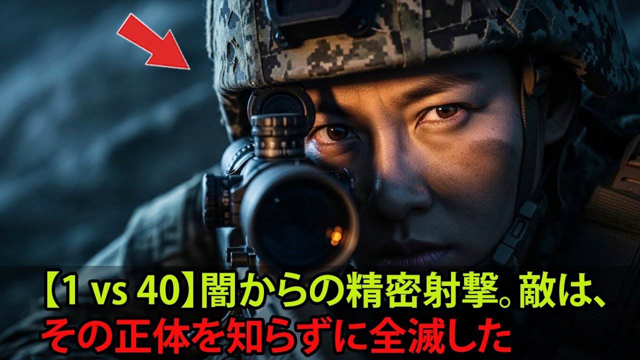 【1 vs 40】闇からの精密射撃。敵は、その正体を知らずに全滅した