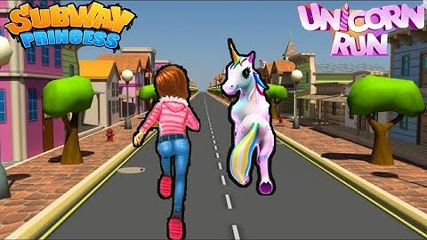 Subway Princess Runner V/S Unicorn Run - Endless Run | Android/iOS Gameplay HD