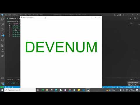 Draw your name using python turtle