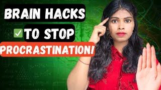 3 Brain Hacks to Stop Procrastination | Study Motivation & English Learning Tips