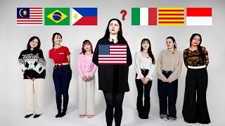 Can american Guess People's Languages? (Tagalog, Catalan, Malay, Indonesian, Italian, Portuguese)