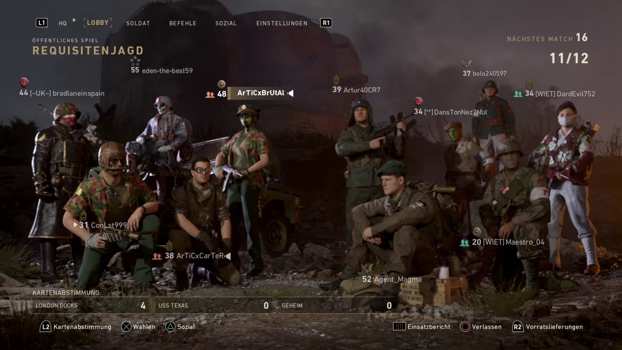 COD WWII Multiplayer Gameplay (Requisiten Jagt) by Con