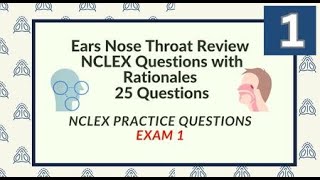 ENT Disorders Nursing Questions and Answers 25 NCLEX Prep Questions Test 1 screenshot 2