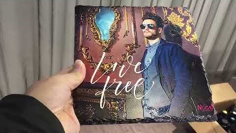 Stone printing with embossing effect and varnish by Nocai uv printing machine.