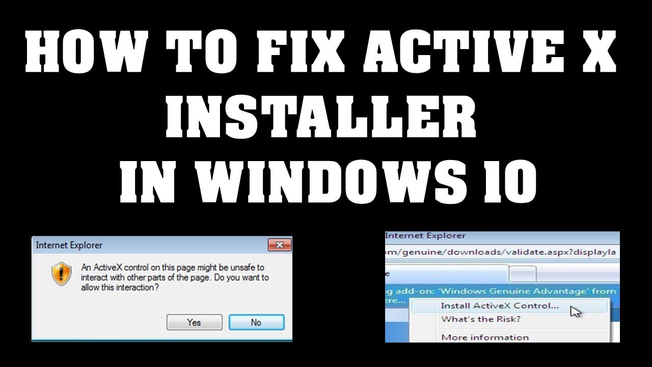 windows update activex fix