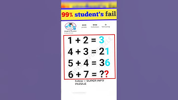 Brain Test || Math puzzle || Reasoning || mind test question || #shorts #trending #puzzle #viral