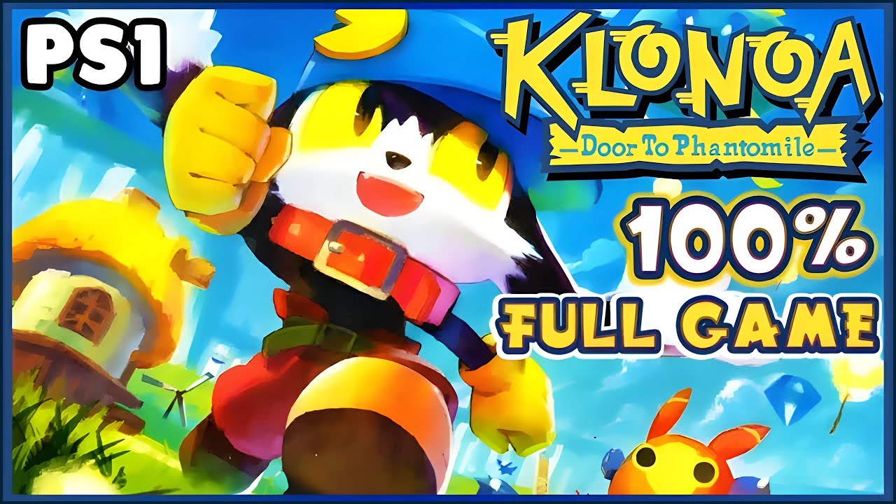 KLONOA Door to Phantomile FULL GAME 100% Longplay (PS1) - YouTube