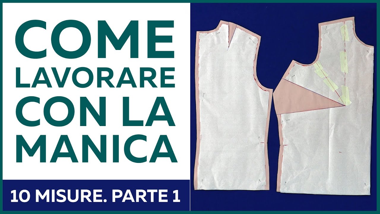 Come cucire  la manica classica. Lezione. Base corpino 10 misure. Parte 1