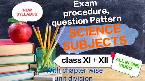 WBCHSE CLASS 11, 12 New pattern Of Exam. Unit division. All in one VIDEO for HS 2025