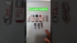 bootable pendrive for windows installation💻✅ #computer #laptop #shorts #bootablependrive