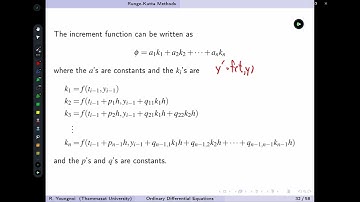ODE: 9  Introduction to Runge-Kutta Methods