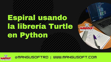 Espiral usando la librería Turtle en Python