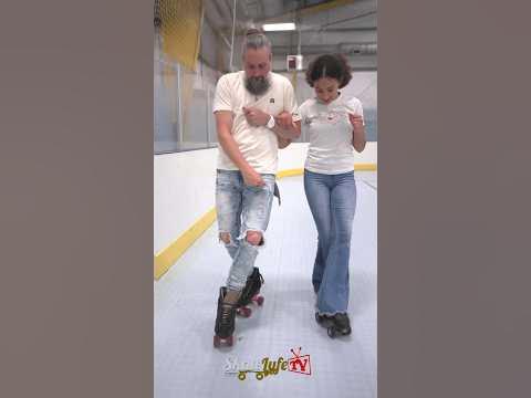 Father & Daughter moments💞🛼 #parenting #rollerskating