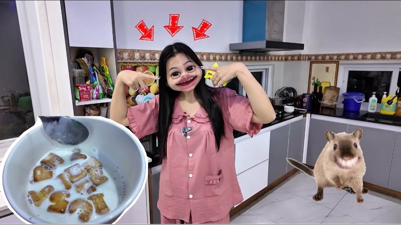 ညဆို မီးဖိုချောင်ထဲ ကြွက်ဝင်ပြီ ။🤣🤣