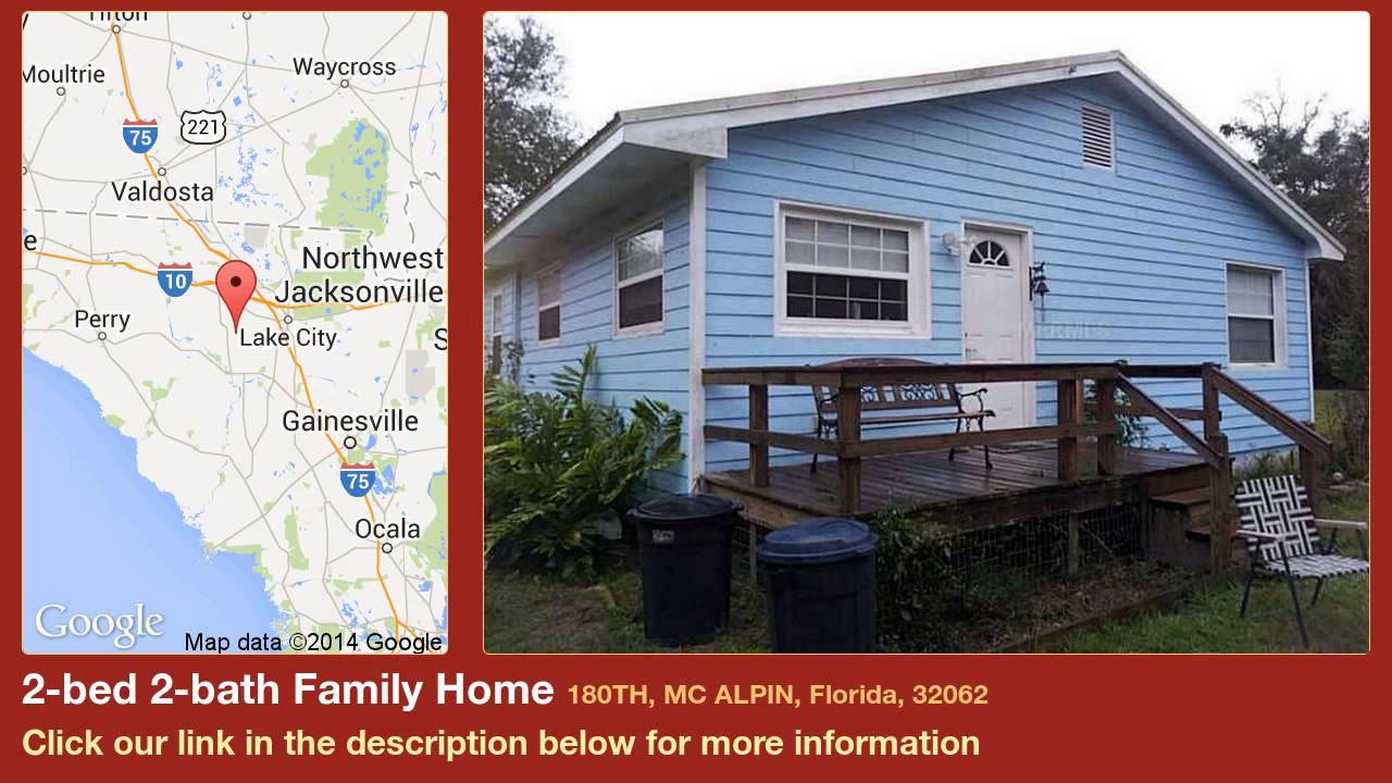 new homes in houston 2-bed 2-bath Family Home for Sale in Mc Alpin, Florida on florida-magic.com