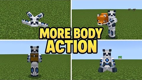 𝗠𝗼𝗿𝗲 𝗕𝗼𝗱𝘆 𝗔𝗰𝘁𝗶𝗼𝗻𝘀 + 𝗣𝗶𝗰𝗸 𝘂𝗽 & 𝗖𝗮𝗿𝗿𝘆 Addon Minecraft PE 1.21+ | Mods for Minecraft PE 1.21+