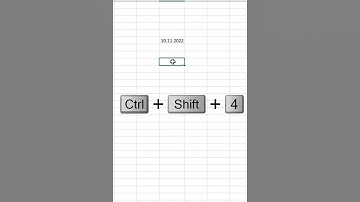 Как вставить текущую дату в MS Excel сочетанием клавиш